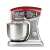 G3 Ferrari Pastaio Deluxe Professional Stand Mixer with transparent top showing motor