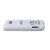 Trevi MPV 1725 SD Multimedia Player - Side View White