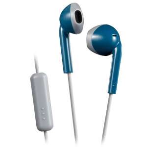 JVC HA-F19M-AH kék és szürke színű fülhallgató mikrofonnal és távirányítóval - JVC