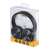 Trevi DJ 12e50 BT Bluetooth headphones with microphone, black, in packaging