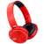 Trevi DJ 12e50 BT Bluetooth fejhallgató mikrofonnal, piros színben 75221105}
