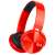 iDance Red Bluetooth Headphones with Microphone