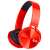 iDance Red Bluetooth Headphones with Microphone