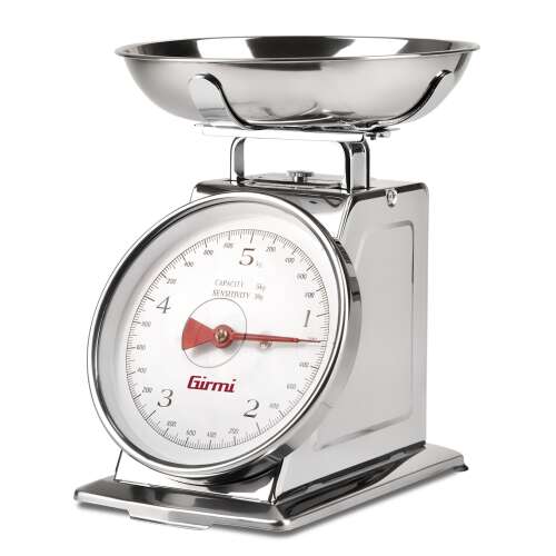 Girmi PS90 5kg 20g Srebrna waga kuchenna, stal nierdzewna
