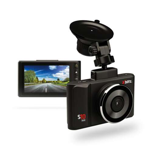 Xblitz S10 Duo car dash cam, front and rear camera, full HD recording, wide angle lens