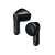 JVC HA-A3T-B True Wireless Earbuds, black, angled view