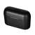 JVC HA-A3T-B True Wireless Earbuds charging case, black, bottom view
