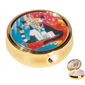 Rosina Wachtmeister - Macskás Gyógyszeres Doboz - 3 Rekeszes - 6x2,1cm