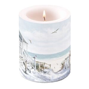 Ambiente Beach Cabin Átvilágítós Gyertya - 12x10cm