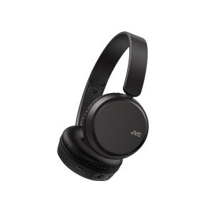 Pohľad z uhla na čierne Bluetooth slúchadlá JVC HA-S36W-B-U - JVC