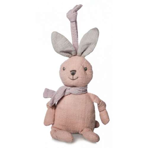 Artesavi rózsaszín zenélő nyuszi plüss játék csecsemőknek, puha és ölelhető, altatódal szól