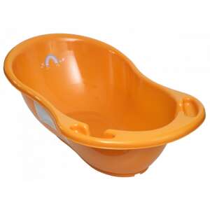 Tega Baby 86 cm mustársárga leereszthető babakád, szivárványos mintával - Fürdetési kellék