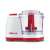 Girmi TR03 Tritatutto electric food chopper, white and red, 350 ml capacity
