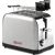 Girmi TP56 Silver Toaster with filled toast accessory