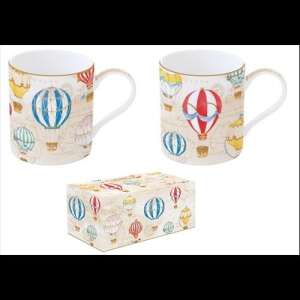 Easy Life-Nuova Air Balloons porcelain mug set, 2 mugs, 350ml, gift box - Nonbrand Mug