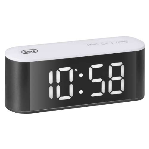 Trevi EC 883 BL digital alarm clock with large display and temperature display