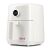Girmi FG86 white air fryer, angled view