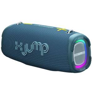 Trevi XJ 200 X JUMP BLUE IPX5 wasserfester tragbarer Lautsprecher mit 90 W Musikleistung, blau 75233149 Bluetooth Lautsprecher