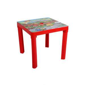 Gyerek kerti bútor- műanyag asztal piros 75486865 