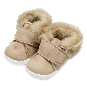 Baba téli velúr cipő New Baby 12-18 h világos barna 75485900 Puhatalpú cipők, kocsicipők