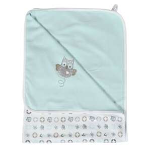 BÉBÉ-JOU Owl Family multifunkcionális baba pléd, puha és kényelmes, tökéletes pólyázáshoz, pelenkázáshoz vagy takaróként - Babatakaró