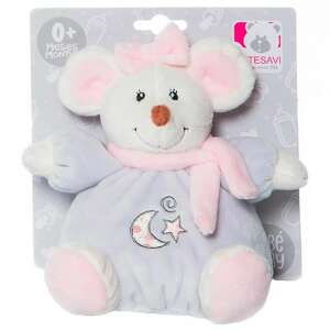 Artesavi plüss csörgő egér, 12 cm, rózsaszín, baba játék - Artesavi