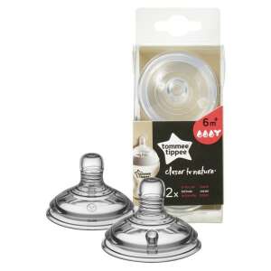 Tommee Tippee Closer to Nature 2 db szilikon etetőcumi, gyors folyású, 6 hónapos kortól - Tommee Tippee