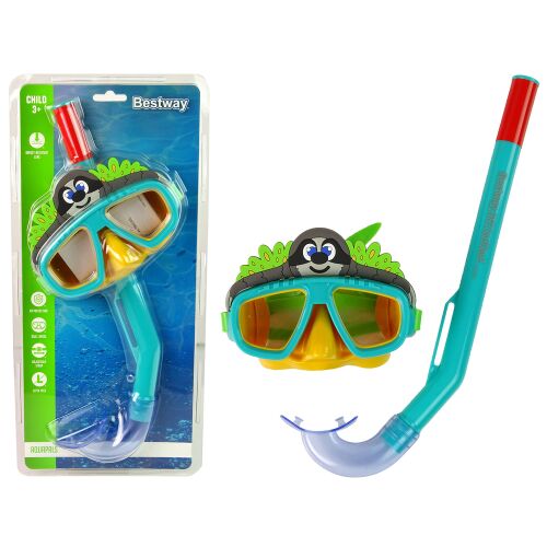 Grüne Bestway 24059 Tauchermaske mit Tierröhre