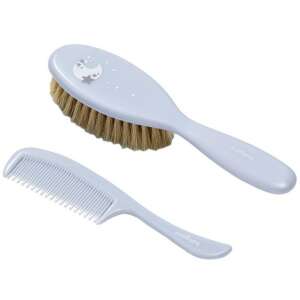 BabyOno hajkefe és fésű szett, szürke, baba haj ápoláshoz - Fürdetési kellék