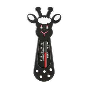 Fekete zsiráf formájú fürdőhőmérő babáknak - Akuku