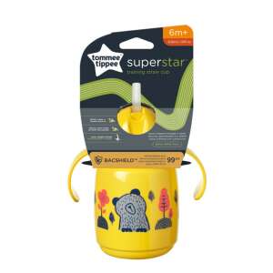 Tommee Tippee Superstar Training Straw cup szívószálas itatópohár 300 ml 6m+ - Sárga 75248745 Tommee Tippee