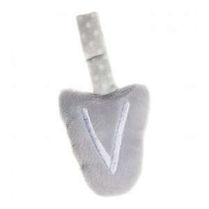 Artesavi plüss betű V babakocsi csörgő - Artesavi