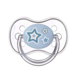 Canpol babies nyugtató szilikon cumi szimmetrikus  0-6 hó - kék csillag 75252641 Cumik