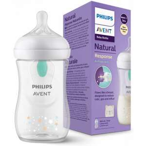 Philips AVENT Natural Response with Airfre 260 ml cumisüveg 1hó+ csillagok 75252698 Cumisüvegek
