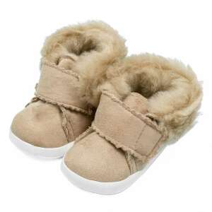 Baba téli velúr cipő New Baby 0-3 h világos barna 75505478 Puhatalpú cipők, kocsicipők