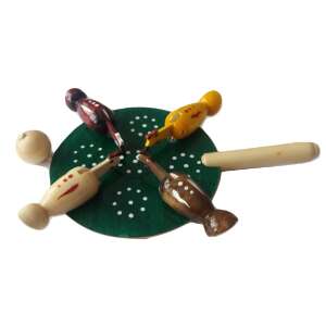 Hühner-Futterspiel aus Holz, Spaß für Kinder, Lernspielzeug, Hühnerfutter, Hühner-Spielzeug, Holzspielzeug, handgemachtes Spielzeug, grünes und gelbes Hühner-Spielzeug - Nonbrand Entwicklungsspiele für Kinder im Kindergartenalter