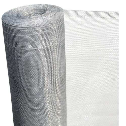 Alumínium szúnyogháló tekercs, 1 x 25 méter, 1,5 x 1,5 mm-es rácsméret