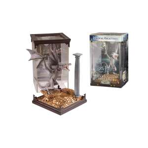 Harry Potter ukrán vashasú sárkány figura kiállító vitrinnel - Figura