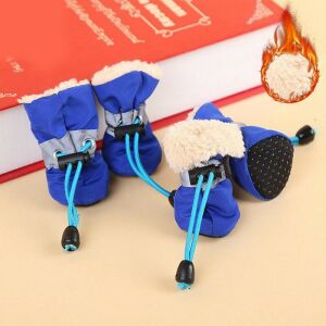 Waterproof Dog Boots Blue 1.5-2.5 kg 135193018 - Dog Clothe