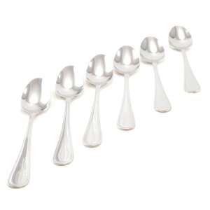 6 stainless steel spoons, London cutlery - Spoon