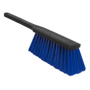York car wash brush with blue bristles and black handle - Car wash brush