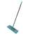 York Mop flacher Mikrofaser-Mop mit Teleskopstiel, blau