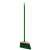 York Partvis 120cm broom with handle, green, 30x4,0cm head, wooden