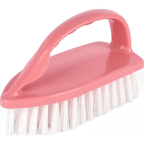 York Scheuerbürste mit steifen Borsten zur Reinigung, Rosa