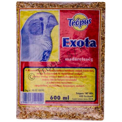 Trópus Exota madáreleség, 600 ml csomag