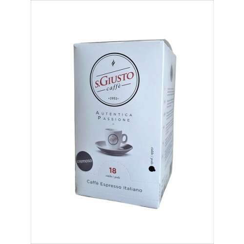 S.Giusto Cremoso Espresso kávékapszulák, 18 db, 7g/db, olasz espresso
