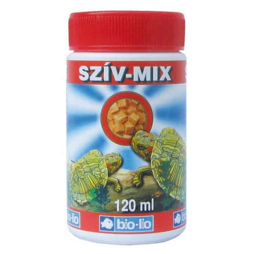 BIO-LIO Szív-Mix teknős eledel, 120 ml-es üveg