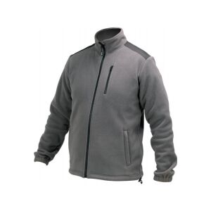 YATO Grauer Fleece Arbeits Pullover Jacke - Arbeiterpullover