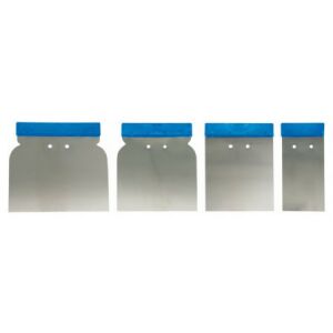 VOREL 4-teiliges Japanisches Spachtelset, 50-120 mm - Werkzeug für Maurer und Fliesenleger