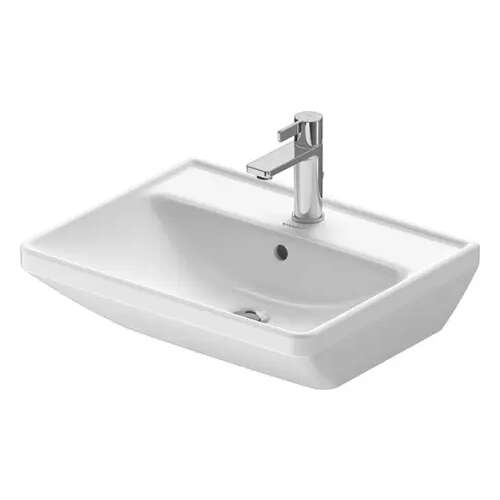 Duravit D-Neo 55cm mosdókagyló, ferde nézet 